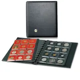 Safe Münzalbum schwarz Coin-S mit 4 Blätter für 48 Münzen Nr. 710 Neu