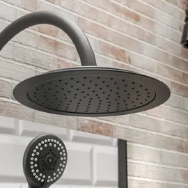 Schulte Komplettdusche Jersey II 90 x 90 x 215 cm mattschwarz