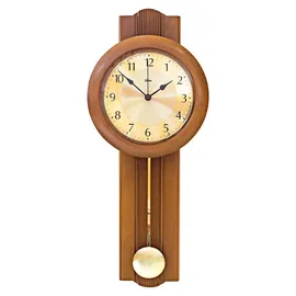 selva technik ZEIT.punkt Dornbirn Funk-Pendelwanduhr, aus Kirschbaum, Germany - Braun