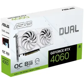 Asus Dual GeForce RTX 4060 EVO OC White 8 GB GDDR6 90YV0JCB-M0NA00