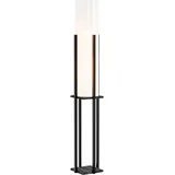 lux.pro Stehlampe, Gisborne mit Ablage Marmoroptik/Schwarz