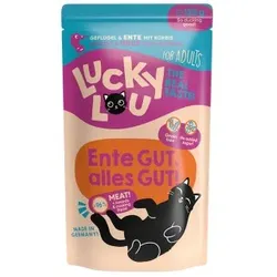 Lucky Lou Nassfutter Katze Adult Ente & Geflügel 16x125 g