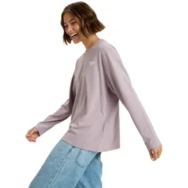 Roxy Langarmshirt ROXY "Hangloose Washed", Damen, Gr. M, nirvana, 100% Baumwolle, Shirts Langarmshirt