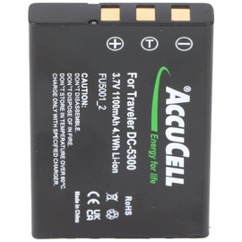 AccuCell Akku passend für Casio QV-R3, QV-R4, LI-20B