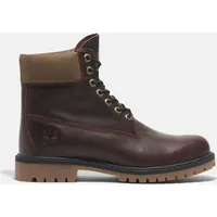 Timberland Mens 6 Inch Lace UP Waterproof Boot bur f grain 8.5 Wide Fit