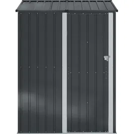 vidaXL Gartenhaus 1,54 x 0,86 m Anthrazit