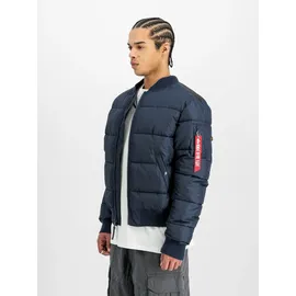 Alpha Industries Ma-1 Logo Steppjacke Ultra Navy L