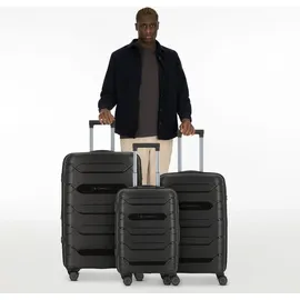 polestream Strz by Asteroid Koffer-Set 3-tlg. schwarz