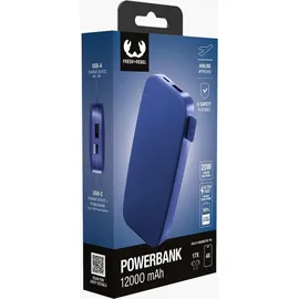 Fresh 'n Rebel 2PB12100TB 12000 mAh Powerbank USB Typ-C Blau