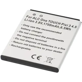 AccuCell Akku passend für Alcatel One Touch Pixi 3 4.5, Li-Ion, 3,8V, 1700mAh, 6,5Wh