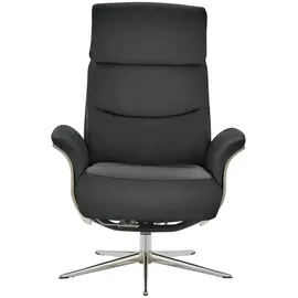 skagen studio Relaxsessel Lasse Leder 77 x 105 x 114 cm Schwarz