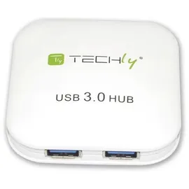 TECHLY IUSB3-HUB4-WH USB 3.0 Super Speed Hub 4-Port