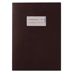 HERMA Heftumschlag glatt braun Papier DIN A5