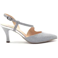 NeroGiardini  Pumps slingback elegante  in Silbern, 40