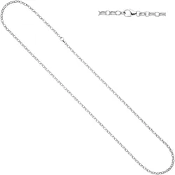 Silberkette JOBO, silber (silber 925), Halsketten, Damen, Silber 925 (Sterlingsilber), L: 60cm, Ankerkette 925 Silber 60 cm 3,0 mm