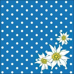 20 Servietten Papier 33x33cm 3-lagig - hochwertige Einweg Papierservietten Oktoberfest Tischdeko Alpenstil Punkte Hüttengaudi Bayerische Party Feier