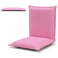 Costway Bodenstuhl mit 6-stufig verstellbarer Rückenlehne, Bodensessel gepolstert, Game