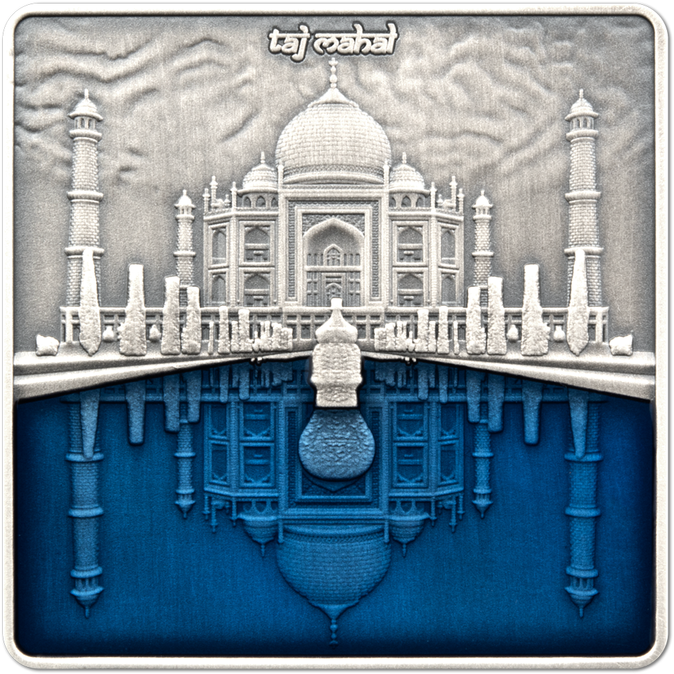 Solomon 2023: 3 Unzen-Feinsilbermünze "Taj Mahal"
