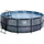 EXIT TOYS Stone Pool Set 427 x 122 cm inkl. Sandfilter grau