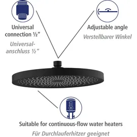 Wenko Duschsystem Softwater Schwarz