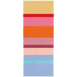 Badetuch Nesa Streifen bunt mehrfarbig, Designer Remember, 0.4x80 cm