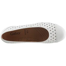 Gabor Damen Riemchen Pumps, Frauen Pumps,Weiss (21),41 EU / 7.5 UK - 41 EU