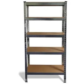 Ondis24 Steckregal Metall 70 x 30 x 149 cm Silber