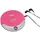 Roxx PCD 501 Tragbarer CD-Player CD, CD-R, CD-RW, MP3 Pink, Silber