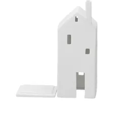 räder Teelichthalter Lichthaus Porzellan Weiß