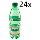 24x Uliveto Acqua Minerale Effervescente Naturale Mineralwasser sprudelnd 0,5Lt