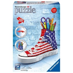 Ravensburger Puzzle Sneaker American Style. 3D Puzzle 108 Teile, Puzzleteile