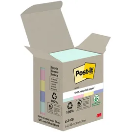 Post-it Post-it® Recycling Notes Haftnotizen 6531B gelb, 6 Blöcke