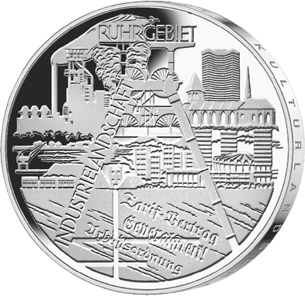 10-Euro-Silber-Gedenkmünze "Industrielandschaft Ruhrgebiet"