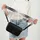 Giorgio Armani 942912_cc783 Schultertasche Kunstleder Black