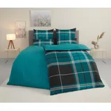 Tom Tailor Eric Biber petrol 135 x 200 + 80 x 40 cm