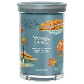 Yankee Candle Evening Riverwalk Duftkerze 567 g blau