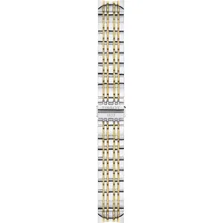 Tissot - Edelstahl Carson Automatic Zweifarbiges Uhrenmetallband (grau/gelb), Carson T605035554 - Grey/Golden