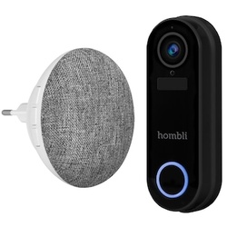 Hombli smarte Türklingel 2 + Gong schwarz