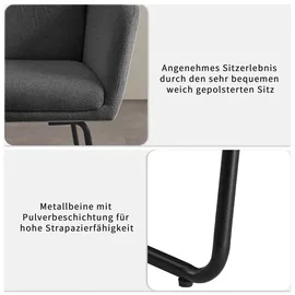 INOSIGN Esszimmerstuhl Sphere Polyester anthrazit