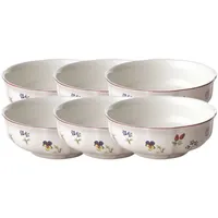 Villeroy & Boch Schale Petite Fleur Dessertschale 15cm Set6, Premium Porcelain, (Dessertschalen) bunt|weiß