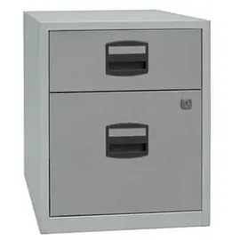 BISLEY Home PFA Rollcontainer 41,3 x 40,0 x 52,8 cm silber