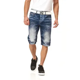 Cipo & Baxx CIPO & BAXX, Herren, Gr. 29, N-Gr, blau, Denim/Jeans, Obermaterial: 100% Baumwolle, regular fit knielang, Jeans, Baumwolle, regular fit
