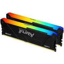 Kingston FURY Beast RGB 64GB 2x32GB DDR4 CL18 Schwarz