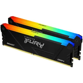 Kingston FURY Beast RGB 64GB 2x32GB DDR4 CL18 Schwarz