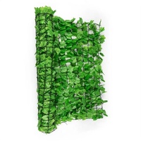 Blumfeldt Fency Bright Ivy Sichtschutzzaun Windschutz 300x100 cm Efeu hellgrün