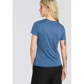 Puma TAD ESS Heather Logo T-Shirt blau XS