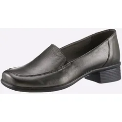 Slipper CLASSIC, Damen, Gr. 36, braun (bronzefarben), Glattleder, Rindsleder, Basic, Schuhe