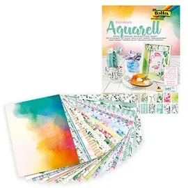 Folia Aquarell Motivblock 20 St. 24 x 34 cm