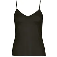 Hanro Spaghettitop Satin Deluxe Black, XL