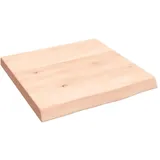vidaXL Waschtischplatte 40x40x(2-4) cm Massivholz Unbehandelt